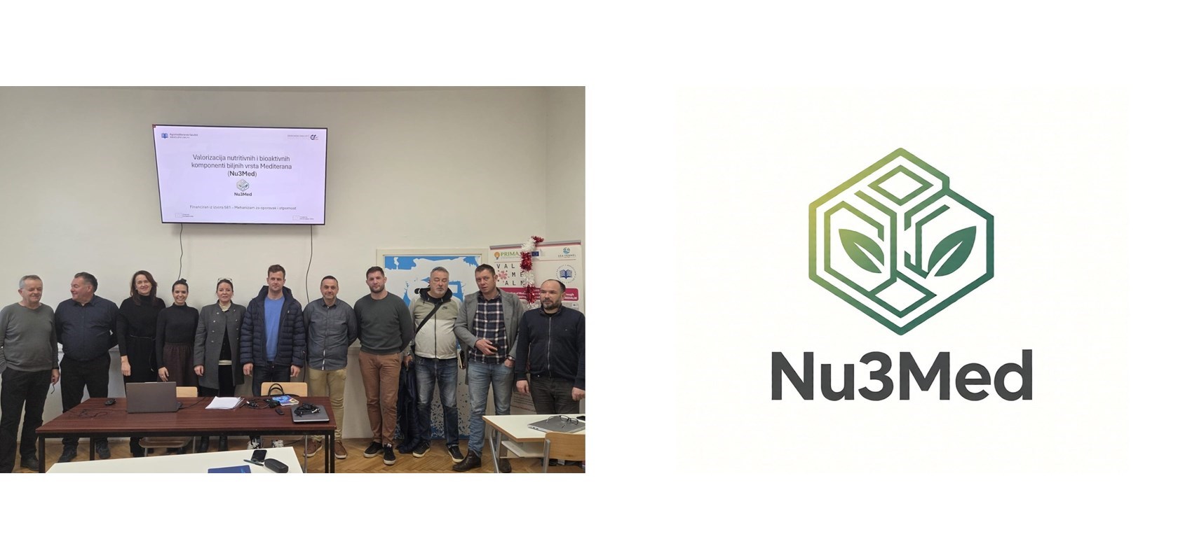 Započela provedba projekta Nu3Med: Održan prvi sastanak projektnog tima